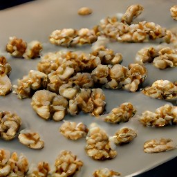 toasted walnuts.