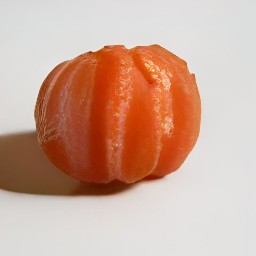 a peeled tomato.