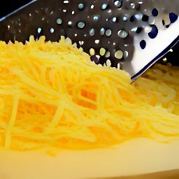 shredded cheddar cheese.
