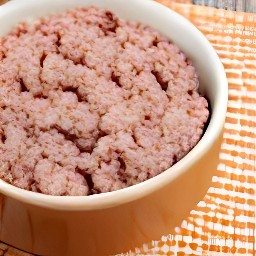 a beyond beef mixture with cumin, kosher salt, and black pepper.