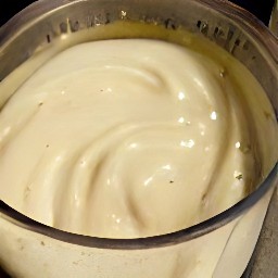 a vegan garlic aioli.
