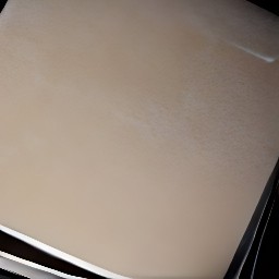 a baking sheet with parchment paper is placed on top of another baking sheet.