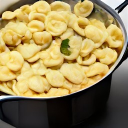 4 cups of boiled orecchiette pasta.