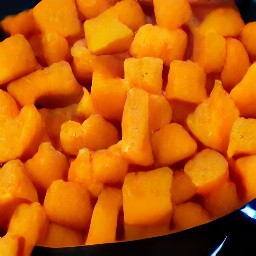 roasted butternut squash.