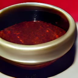 a paste-like sauce made from chili paste, soy sauce, sesame oil, garlic, ginger, and brown sugar.