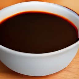a soy sauce mixture.