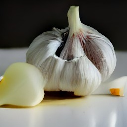 peeled garlic.