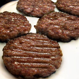 three more minutes of cook time for the meatless burger patties.