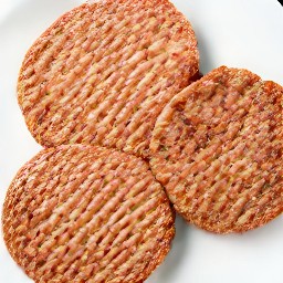 5 burger patties.