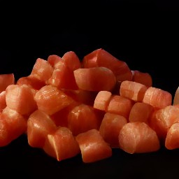 a diced tomato.