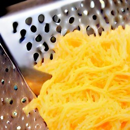 shredded cheddar cheese.
