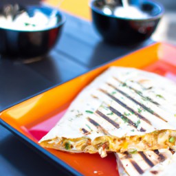 

Beyond Meat Quesadillas are vegan, eggs-free and lactose-free snacks made of delicious meatless burger patties, vegan cheddar cheese and black beans.