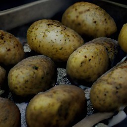 the baking sheet in the oven for 30 minutes to cook the potatoes.