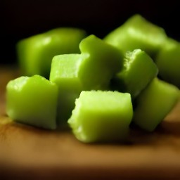 garlic that is peeled and chopped, tomatillos that are deseeded and diced, and jalapeno peppers that are destalked and chopped.