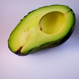 the avocado is cut in half, destoned and sliced. the cilantro is then chopped.