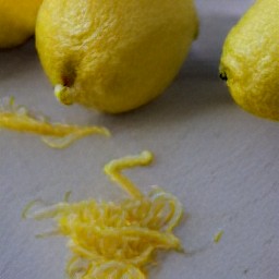 lemon zest.