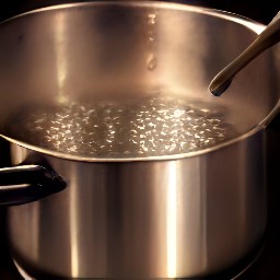 21 cups of boiling water.
