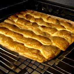 a hot oven will bake the sheet for 45 minutes.