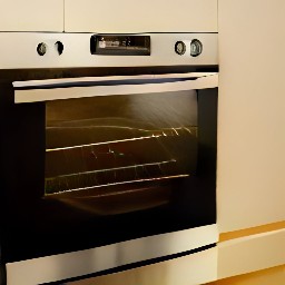 the oven preheated to 390°f.