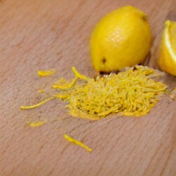 lemon zest.