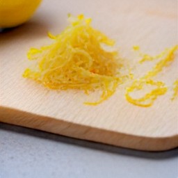 lemon zest.