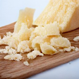 shaved parmesan cheese.