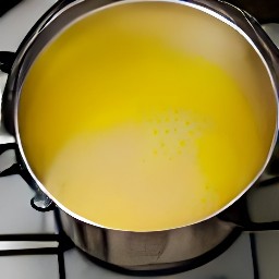 a hot vegetable broth.