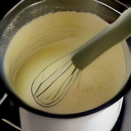 a bowl of batter.
