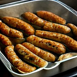 the roasting tin placed in the hot oven and baked for 10 minutes.