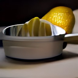 lemon juice.