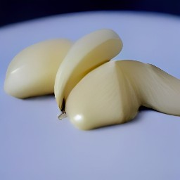 garlic that has been peeled and chopped.