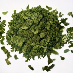 chopped spearmint.