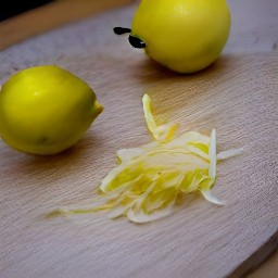 lemon zest.