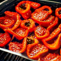 the baking tray in the oven for 25 minutes.