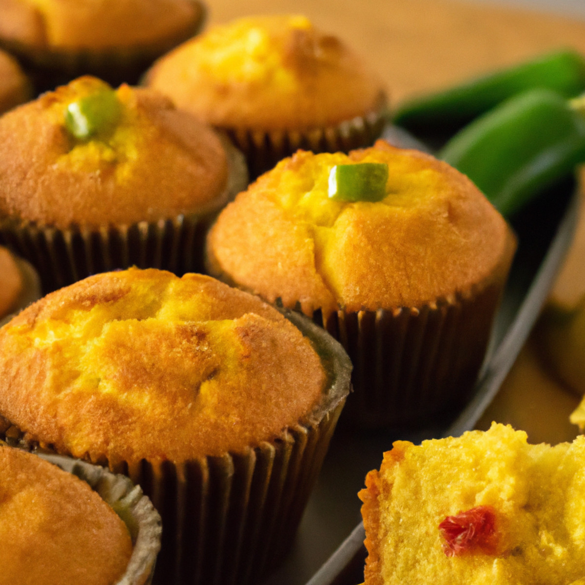jalapeno and cornbread muffins