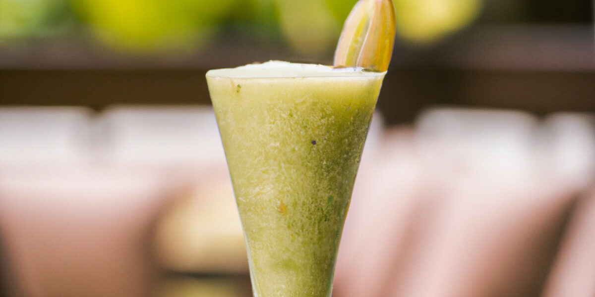 kiwi peach smoothie