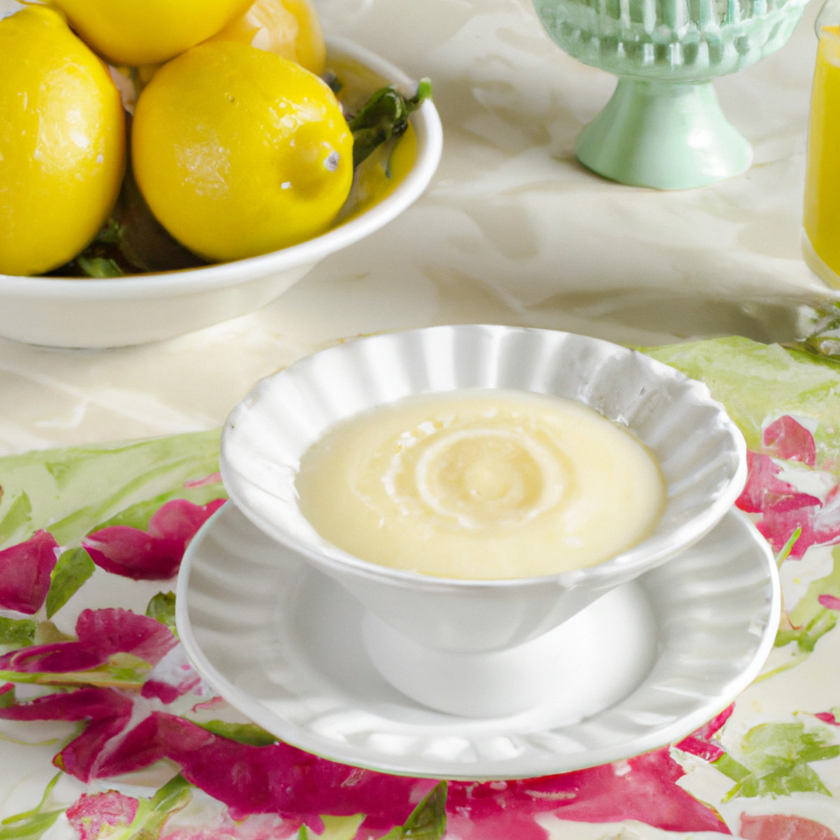 lemon soymilk pudding