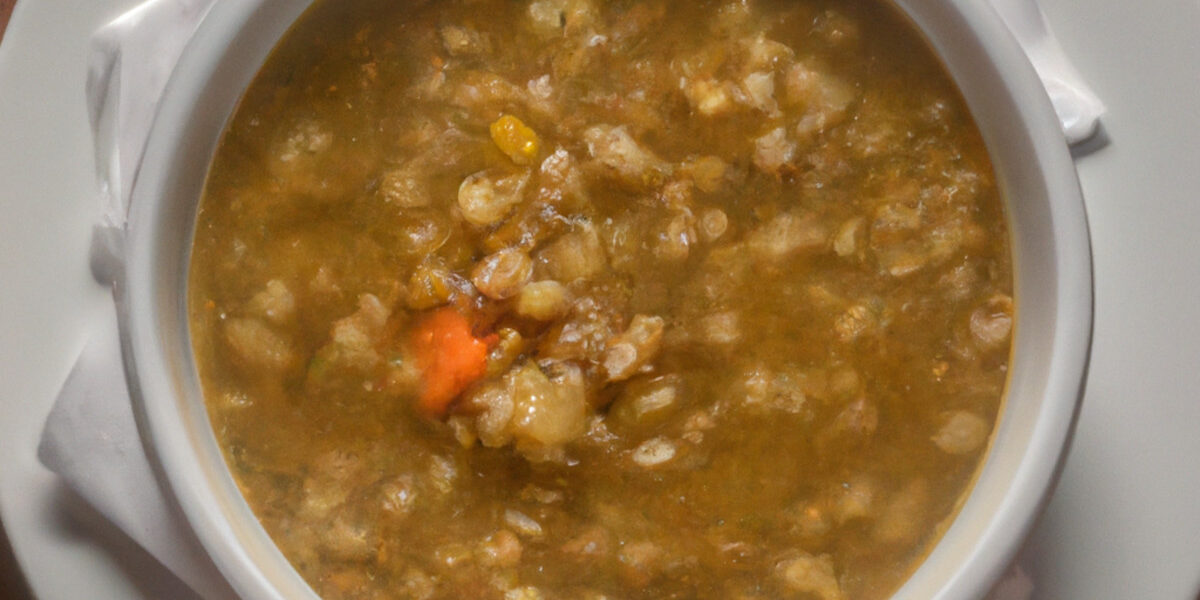Lentil and barley soup – COOKPILOT