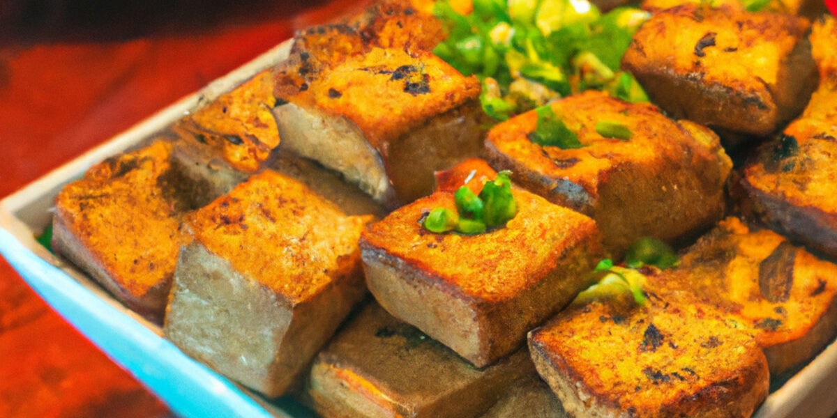 marinated baked tofu