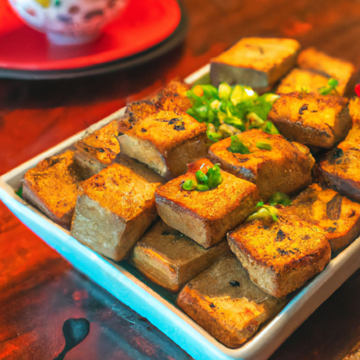 marinated baked tofu