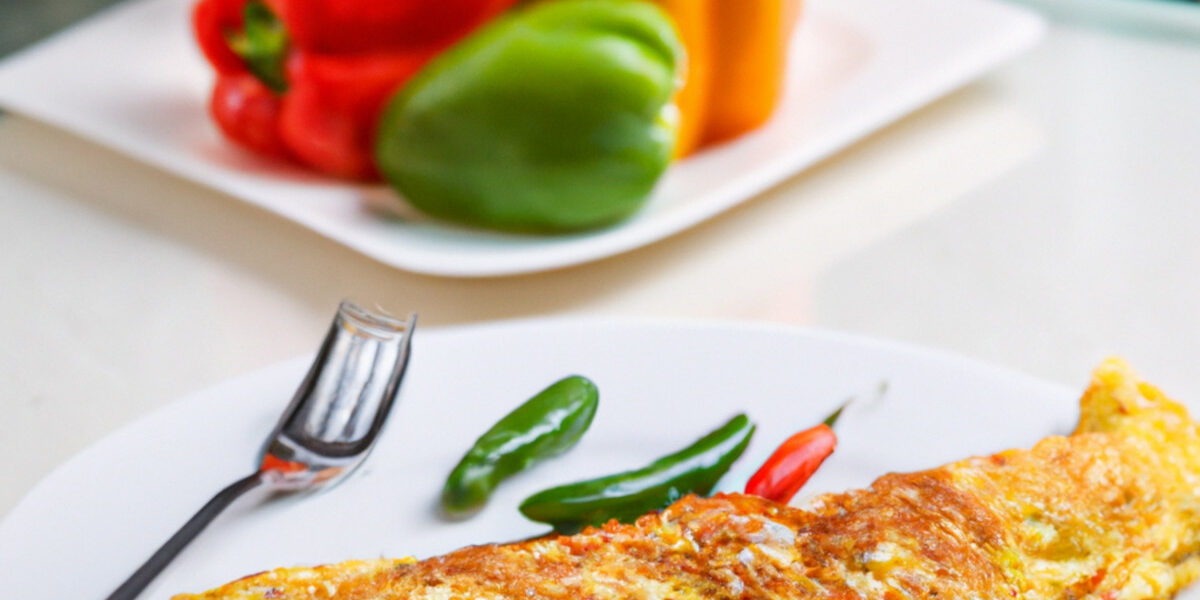 masala spiced omelette