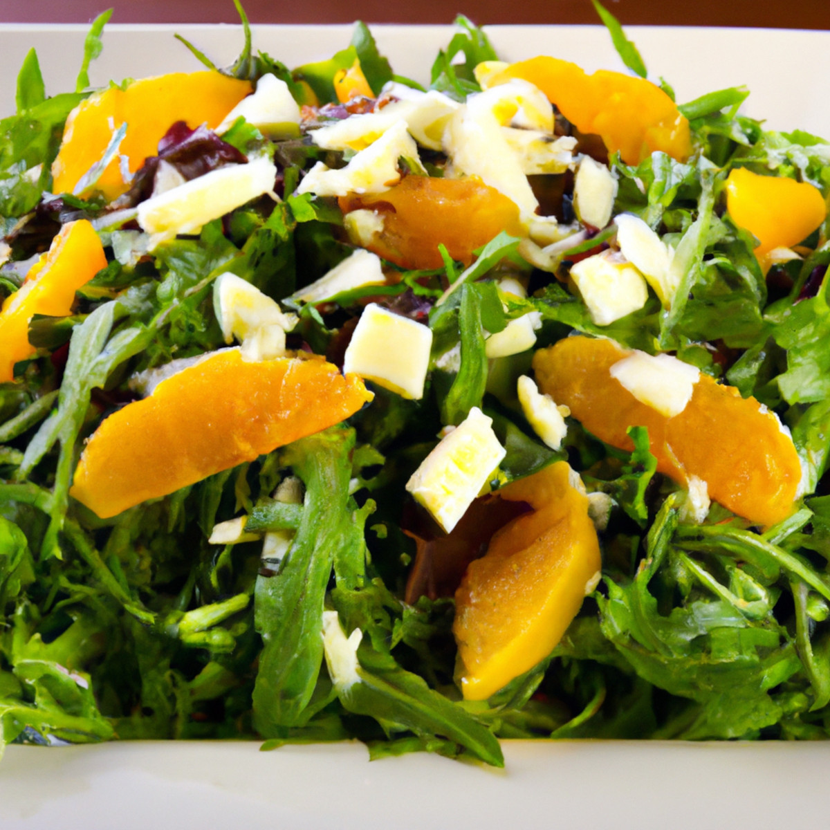 orange and cheese salad