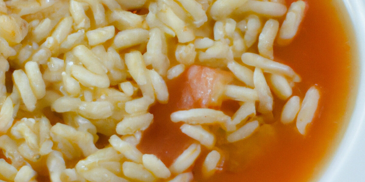 orzo and tomato soup