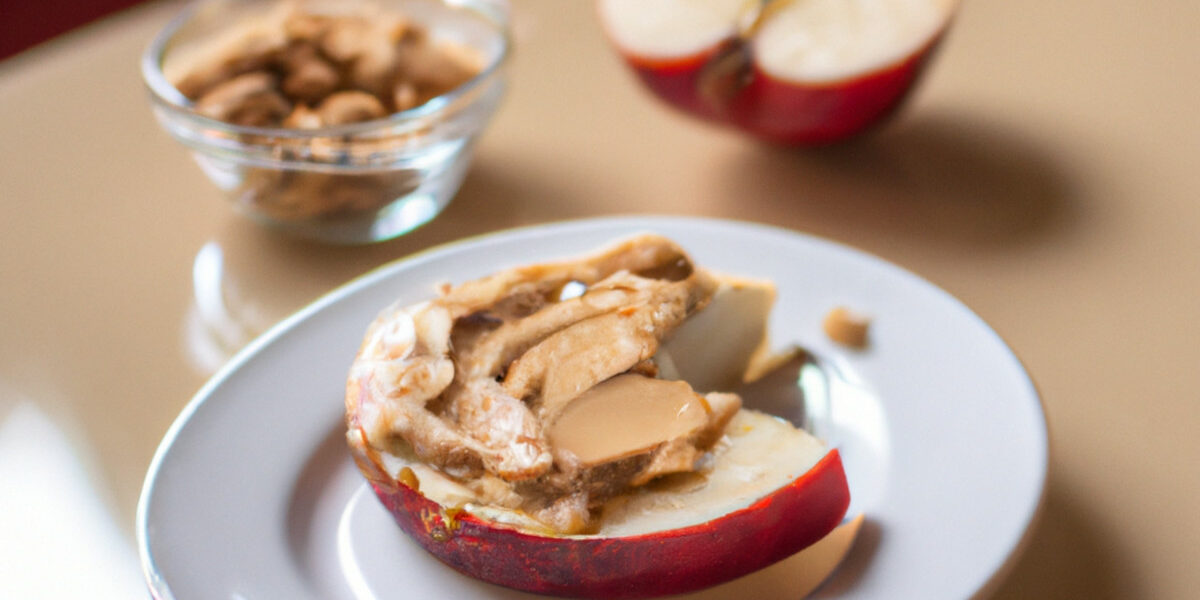 peanut butter and apples