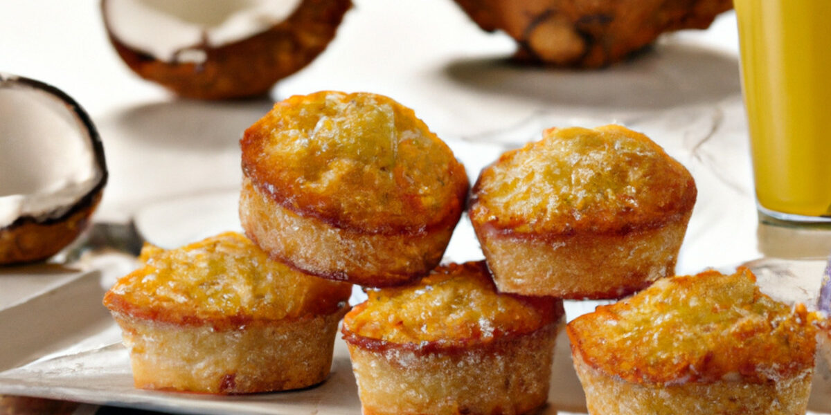 pineapple and coconut muffins