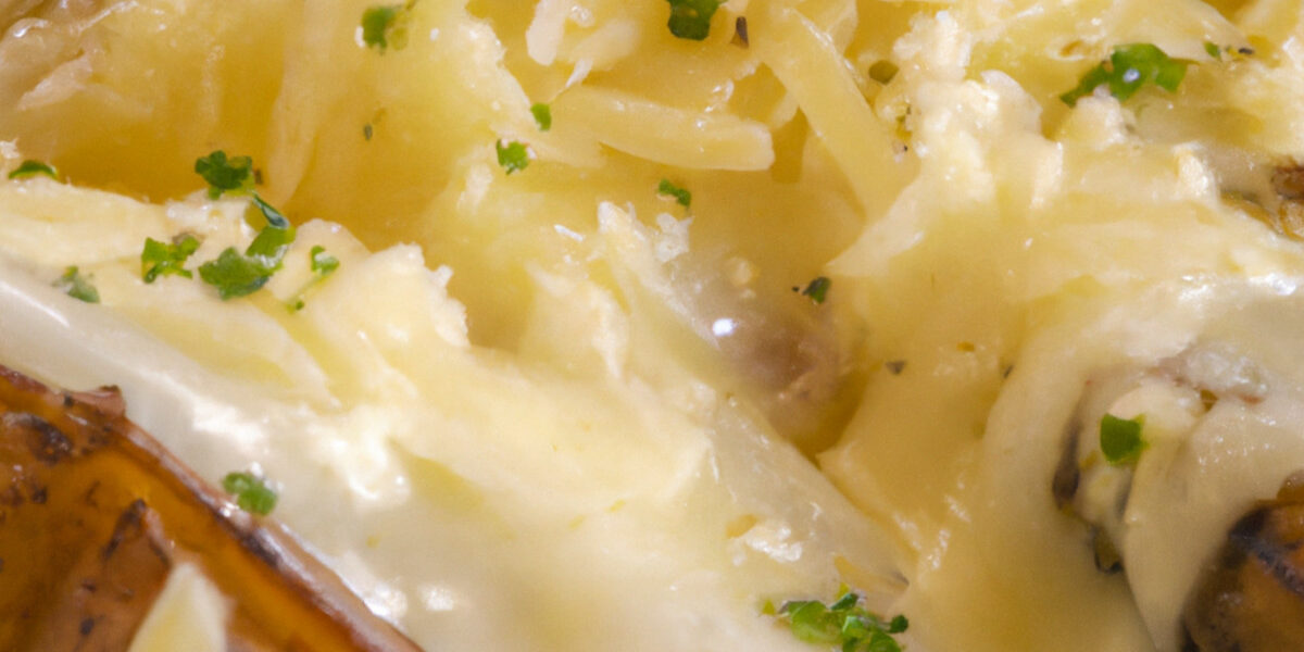 potatoes with cheese and garlic