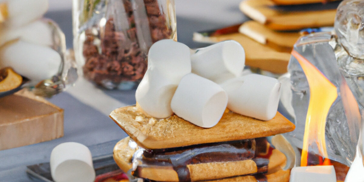 pumpkin and melty marshmallow smores