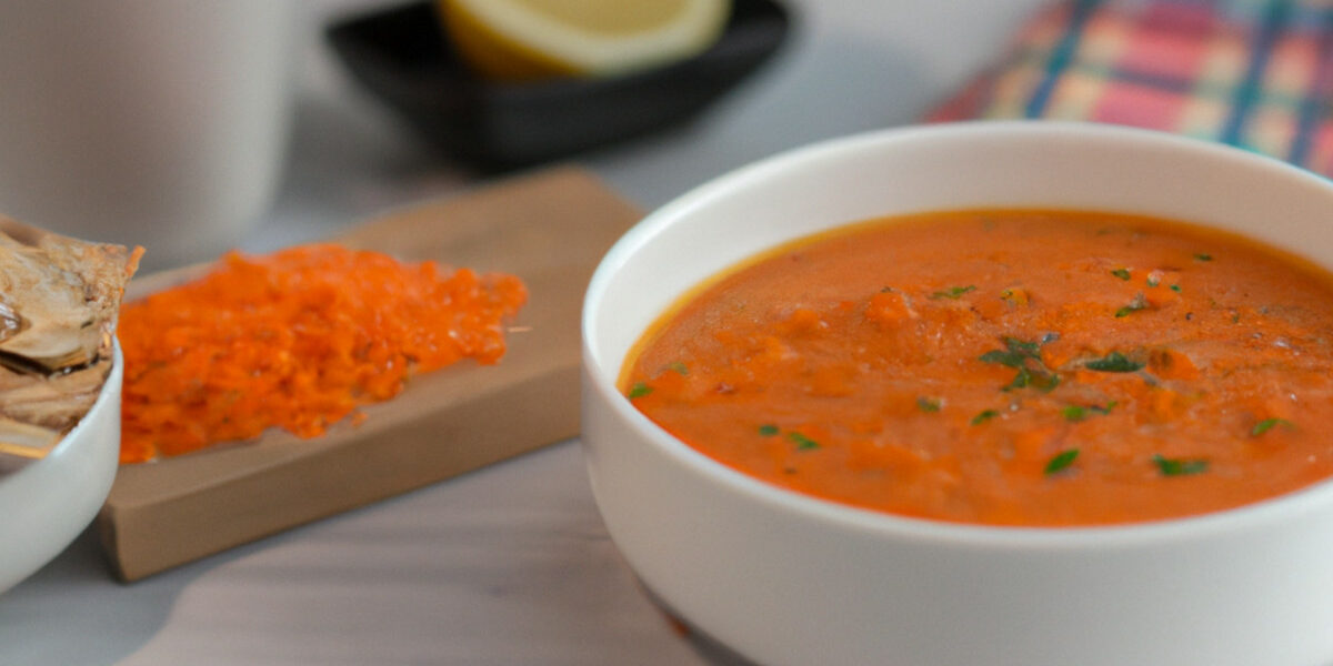 red lentil and carrot soup