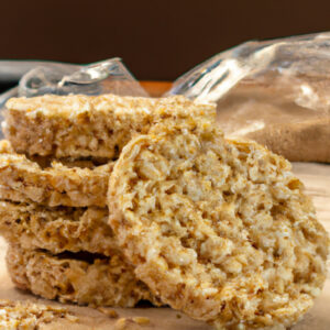 rice cereal cookies with maple syrup