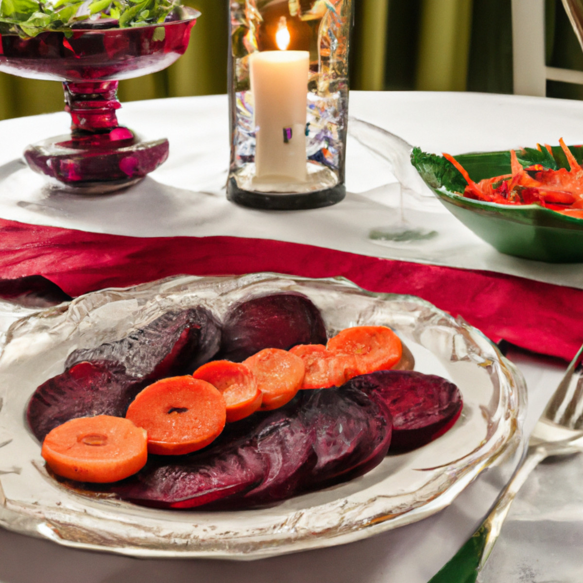 roasted beets and carrots